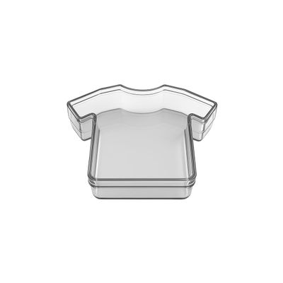 Clear Acrylic Jersey Box (Pack of 4) Party Favor Containers for Candy, Cards & Stickers Transparent Treat Boxes for Birthday, Sports Theme & Events