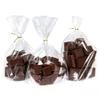 ZXJSHUDSA 100 PCS Clear Cellophane Bags, 8 * 11In, Resealable Plastic Treat Bags Self Adhesive for Candy, Treat, Cookie,Party Favors, Bakery view 1