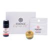 Essence Refresh Kit | Solid Scents Essential Oils | Aromatherapy Nasal Diffuser | Personal Scent Clip for Travel, Work & Everyday Use | Made in USA | Grapefruit | Bamboo/Glass Pod view 1