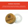 Essence Refresh Kit | Solid Scents Essential Oils | Aromatherapy Nasal Diffuser | Personal Scent Clip for Travel, Work & Everyday Use | Made in USA | Grapefruit | Bamboo/Glass Pod view 4
