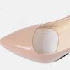 SHOWERORO 6 Pairs White Shoe Tongue Patch Front Half Pad Breathable Felt High Heels Forefoot Cushion Painless Foot Pad for Sports Shoes and Sandals view 3