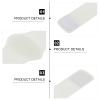 Ciieeo Silicone Foot Arch Support Insoles Pair, Adjustable Elastic Flatfoot Correction Cushions, Soft White Gel Pads for Foot Relief and Heel Protection view 3