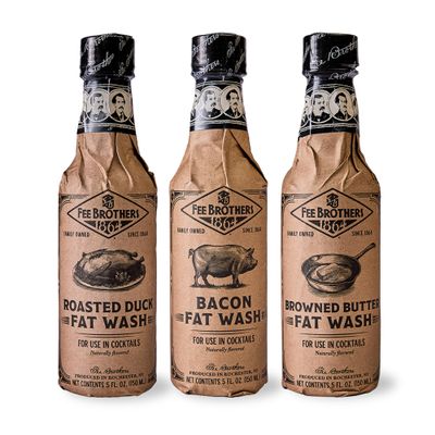 Fee Brothers Fat Wash Variety Gift Pack, 5 fl oz (Pack of 3)