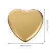 COHEALI Large Heart-shaped Candy Box Set 4pcs Gold Tin Storage Containers for Valentines Day Chocolate and Biscuit Packaging view 2
