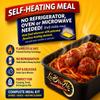 LaBriute Meals Spaghetti & Meatballs in Tomato Sauce Self Heating Ready to Eat Entre w/Snack |23g Protein, Low-Calorie Pre-Packaged Lunch or Dinner | Shelf Stable, Fully Cooked, No Refrigeration Needed|Glatt Kosher | 12 oz Serving view 4