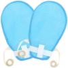 SHOWERORO Anti-scratch Hand Polyester Glove, Patient Bands for Elderly, Protective Hand Braces Scratch Guard, 1 Pair for Care and Injury Prevention view 1