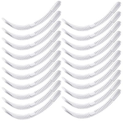STOBAZA Invisible Gel Heel Cushion Pads for Women, Anti-Slip Shoe Heel Inserts, 10 Sheets for Blister Prevention and Comfortable Fit in Loose Sandals