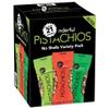 Wonderfull-Pistachio No Shells, 3 Flavors Mixed Variety Pack of 21 (0.75 Ounce), Pistachios Individual Packs, Roasted & Salted Nuts (9), Chili (6), Jalapeo Lime (6), Protein Snacks, Healthy Snacks Bulk Pack (441 G) view 1