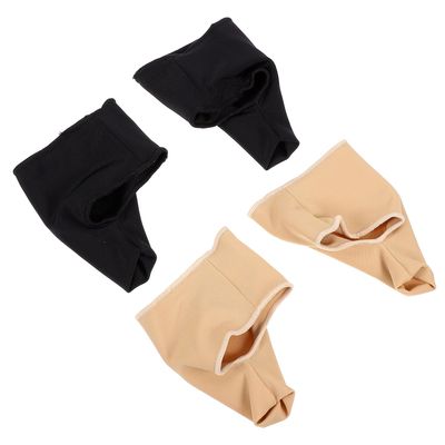 WESIEVYA Hallux Valgus Straightener and Protective Cover, 2 Pairs Black Nude S, Big Splint for Bunion and Foot Relief, Separator for Daily Use and Orthopedic Support