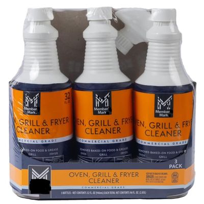 Member Marks Commercial Oven, Grill and Fryer Cleaner, 32 oz., 3 pk.