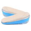 WESIEVYA Adjustable Gel Heel Lift Inserts S Size 3-Layer Cushioned Shock Absorption Wedge Shoe Lifts for Height Increase and Leg Length Difference Relief, Adhesive Heel Cushions for Men view 1