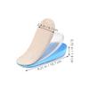 WESIEVYA Adjustable Gel Heel Lift Inserts S Size 3-Layer Cushioned Shock Absorption Wedge Shoe Lifts for Height Increase and Leg Length Difference Relief, Adhesive Heel Cushions for Men view 2