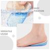 WESIEVYA Adjustable Gel Heel Lift Inserts S Size 3-Layer Cushioned Shock Absorption Wedge Shoe Lifts for Height Increase and Leg Length Difference Relief, Adhesive Heel Cushions for Men view 3