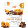 Snackathon Milk Chocolate Orange Sticks, 7 oz Resealable Bag, Soft Chewy Orange Jelly Centers Covered in Creamy Milk Chocolate, Gourmet Chocolate Candy For Gifting & Holidays, Made in USA view 1