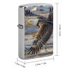 Custom Bald Eagle Flying Lighter Case Personalized Metal Lighter Cover Holder Reusable Shockproof Protective Lighters Without Insert Gift for Men Women Dad Husband view 2