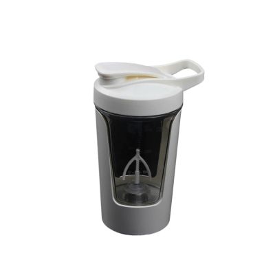 450ml Blenders Cup Portable Protein Powder Shaker Bottle Fitness Sports Mug Nutrition Shakers Body Exercise Mixing(White)
