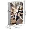Custom Beach Seashell Starfish Lighter Case Personalized Metal Lighter Cover Holder Reusable Shockproof Protective Lighters Without Insert Gift for Men Women Dad Husband view 2