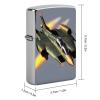 Custom Jet Fighters Lighter Case Personalized Metal Lighter Cover Holder Reusable Shockproof Protective Lighters Without Insert Gift for Men Women Dad Husband view 2
