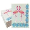40Pcs Pink Blue Flamingo Cocktail Beverage Napkins Disposable Paper Tropical Flamingos Hawaiian Luau Beach Dessert Napkin for Summer Pool Nautical Wedding Bridal & Birthday Party Supplies Decor 6.5" view 1