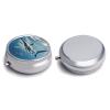 Ocean Sea Animal Shark Pill Box Portable Mini Travel Pill Organizer Holder 3 Compartment Decorative Round Pills Case Exquisite Daily Vitamin Container for Cod Liver Oil view 3