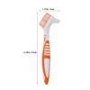 FESTFENDS 6Pcs Travel Denture Cleaning Brush: Double Sided Denture Toothbrushes with Soft Bristles - Dental Cleaning for Partial Or Full False Teeth, for Retainer and Senior Oral Care view 3