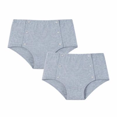 2 Pack Women's Post-Surgery Tearaway Underwear, Adaptive Side Snap Briefs for Comfort and Ease