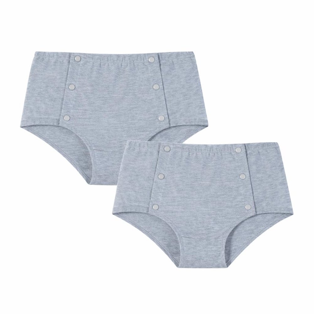 2 Pack Women's Post-Surgery Tearaway Underwear, Adaptive Side Snap Briefs for Comfort and Ease