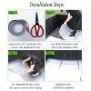 Self-Adhesive Aluminum Foil Insulation Roll - 10MM Thick, 8m Long, Fireproof & Waterproof Thermal Sound Insulation Cotton, Reduces Heat Loss, Energy Saving Solution for Home Use view 3