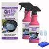 Fast-Acting Heavy-Duty Grill Degreaser Spray, Foaming Multi-Surface Cleaner for Stainless Steel Oven Racks Griddles, BBQ Grill Cleaner for Burnt Food and Grease (2Pcs) view 1