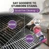 Fast-Acting Heavy-Duty Grill Degreaser Spray,BBQ Grill Cleaner Spray for Outdoor Grills,Multi-Surface Heavy Duty Degreaser Cleaner for Kitchen Stubborn Splatters,Stove Top,Drip Pans (1) view 2