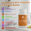 Zammex Vitamin B Complex with Inositol and Biotin Full Spectrum B Vitamins B1 B2 B3 B6 B12 Non-GMO Vegan-Friendly 60 Tablets view 4