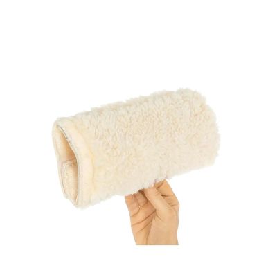 1 Pair Wheelchair Armrest Pads Backrest Chairs Office Chair Protection Covers Soft Arm Cover(Beige)