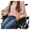 1 Pair Wheelchair Armrest Pads Backrest Chairs Office Chair Protection Covers Soft Arm Cover(Beige) view 4