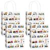 Lemicin 12 Pcs Construction Birthday Party Favor Construction Party Gift Bags with Handles Truck Paper Snack Treat Goodie Bag Candy Gift Wrapping for Truck Themed Birthday Decoration Supplies view 1