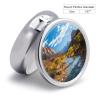 Zion National Park Pill Box Cute Round Pill Case Portable Medication Organizer 3 Independent Compartments Moisture-Proof Medicine Holder for Travelers, Seniors & Caregivers view 2