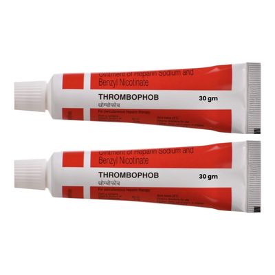 Th.rombophob Ointment 30 g[1.01 Fl Oz] Pack of 2 Topical Application for Skin Comfort and Circulation Support