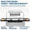 1000 LBS Hitch Mount Cargo Carrier with Ramp 55x35x9 Aluminum Folding Wheelchair Mobility Scooter Carrier Fits 2" Receiver for Pickup SUV Van Trailer Hitch Cargo Basket view 4
