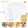 100 Pcs Clear Rice Krispie Treats Bags, Cakesicle Bags with 110 Pcs Ribbon view 2