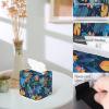 YCCZCPRL Funny Lizard Tissue Box Cover Waterproof Facial Paper Organizer for Kitchen Dining Bathroom Cafe Spa Home Decor, Tropical Leaves view 4