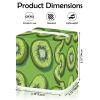 YCCZCPRL Kiwi Fruit Tissue Box Cover Square Napkin Holder for Home Bedroom Vanity Countertop Night Stands, Cute Kiwi view 2