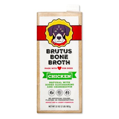 Brutus Bone Broth Chicken for Dogs 32 oz (Pack of 6)