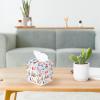 YCCZCPRL Coastal Lighthouse Tissue Box Cover Square Napkin Holder for Home Bedroom Vanity Countertop Night Stands, Ocean Sea Starfish view 3