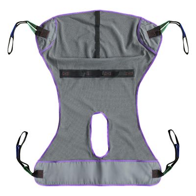 Universal Full Body Mesh Lift Sling with Commode Opening,Polyester Slings for Patient Lifts -Compatible with Hoyer, Invacare, McKesson, Drive, Lumex, Medline, Joerns (S)