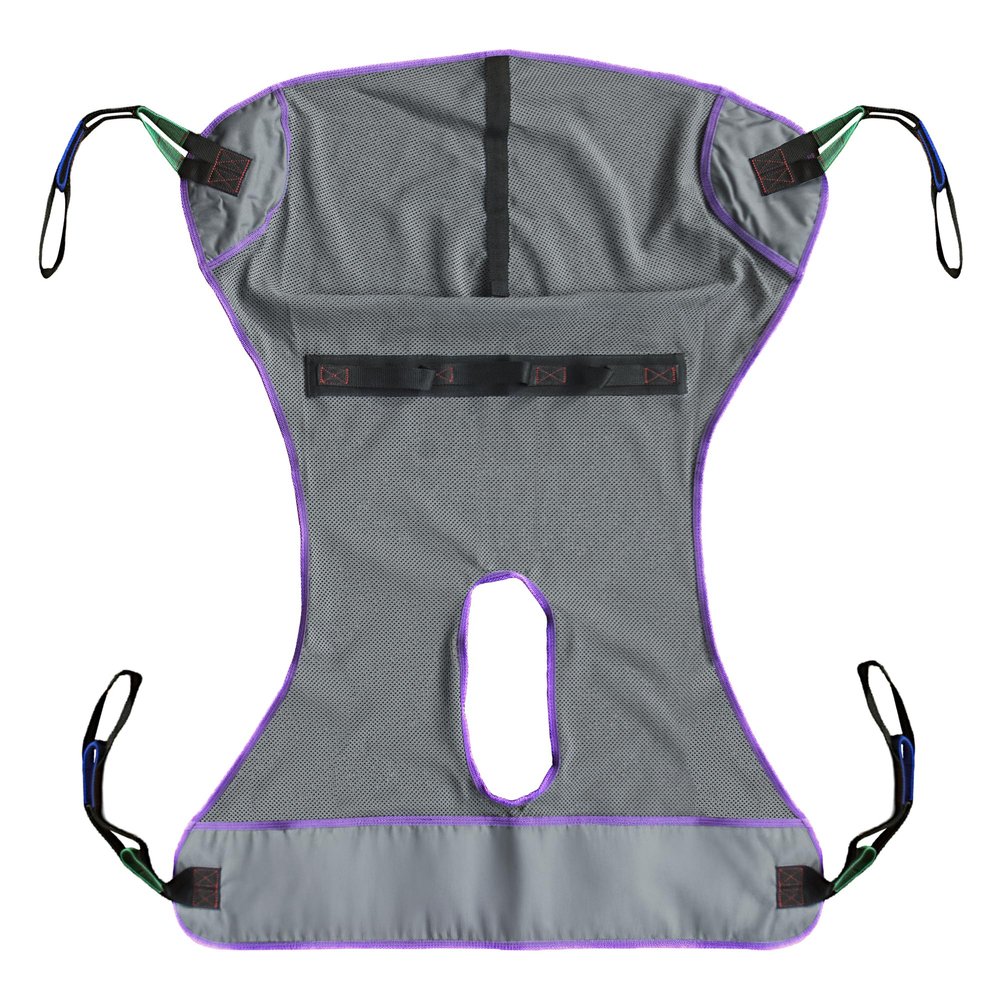 Universal Full Body Mesh Lift Sling with Commode Opening,Polyester Slings for Patient Lifts -Compatible with Hoyer, Invacare, McKesson, Drive, Lumex, Medline, Joerns (S)