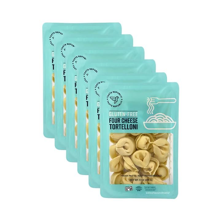Taste Republc Gluten-Free Four Cheese Tortelloni - Fresh Pasta 6-Pack (9oz each)