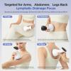 OVGIAP Lymphatic Drainage Massager & Anti-Cellulite Massage Tool, Body Sculpting Device for Legs, Arms & Stomach, Supports Smoother Skin, with Gentle Warming & Vibration - White view 4