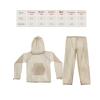 CAQYPVH Mosquito Net Suit, Lightweight Mesh Hooded Jacket and Pants for Hunting Fishing Gardening Outdoor, Khaki XL/XXL view 3