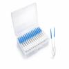 40PCS Interdental Brushes for Teeth Cleaning, Soft Bristles Dental Interdental Brush for Braces, Tight Spaces & Gum Care, Flexible Wire Tooth Cleaner with Portable Case (40pcs) view 1