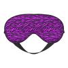 Black Purple Zebra Print Sleep Masks for Women Men, Double-Sided Eye Masks for Sleep, Blackout Eye Covers for Travel Sleeping view 1