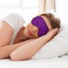 Black Purple Zebra Print Sleep Masks for Women Men, Double-Sided Eye Masks for Sleep, Blackout Eye Covers for Travel Sleeping view 3